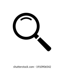 Search icon vector. Magnifying glass symbol vector illustration