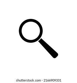 Vector de icono de búsqueda. Ilustración vectorial del símbolo de vidrio de aumento