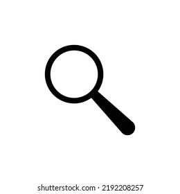 Icon-Vektorgrafik suchen. Symbol für das Gläserglas einzeln