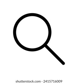 Search icon vector. search magnifying glass icon