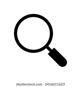 Search icon vector. search magnifying glass icon