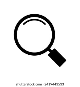 Search icon vector. search magnifying glass icon