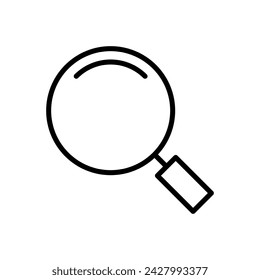 Search icon vector. search magnifying glass icon