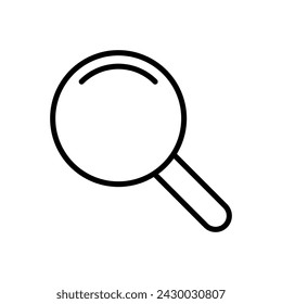Search icon vector. search magnifying glass icon