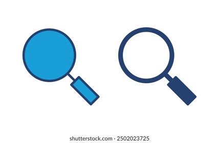 Search icon vector. search magnifying glass icon