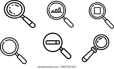 Search icon vector, Magnifying glass search icon, flat vector illustration, scan search symbol isolated. search symbol for web icons, zoom lens sign.