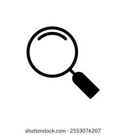 Search icon vector. search magnifying glass sign and symbol
