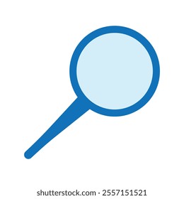 Search icon vector, Magnifying glass search icon, flat vector illustration, scan search symbol isolated. search symbol for web icons, zoom lens sign. Zoom icon. EPS 10.