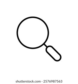 Search icon vector. search magnifying glass sign and symbol