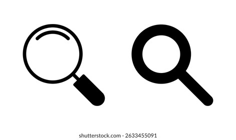 Icono de Búsqueda Vector. buscar signo y símbolo de lupa