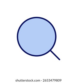 Icono de Búsqueda Vector. buscar signo y símbolo de lupa