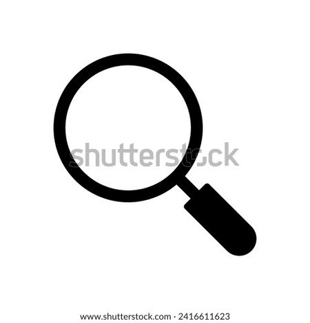 Search icon vector. search magnifying glass icon