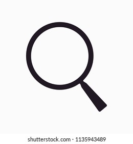 Search icon Vector. Magnifying Glasses