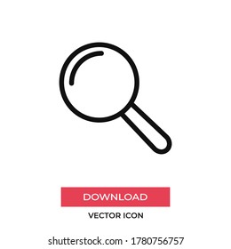 Icon-Vektorgrafik suchen. Wunderbares Zeichen
