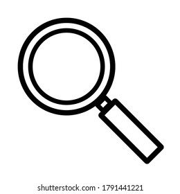 Search Icon Vector. Search Mono Line Icon Vector.
