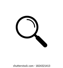 Search icon vector on white background