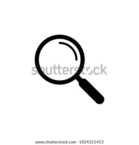 Search icon vector on white background