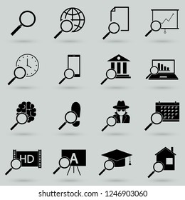 Search Icon Vector Set