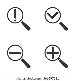 Search Icon Vector Set