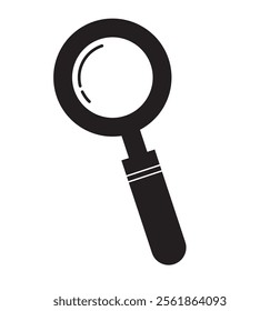 search icon vector with simple design. magnifying glass icon
