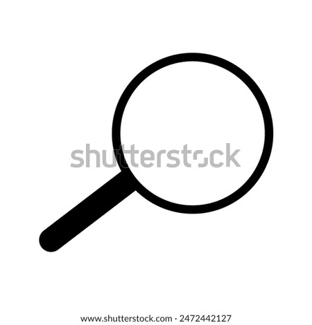 search icon vector with simple design.magnifying glass icon