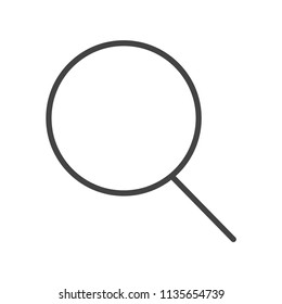 Search icon vector icon. Simple element illustration. Search symbol design. Can be used for web and mobile.