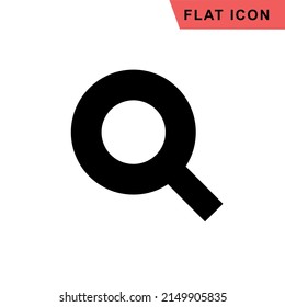 Search Icon vector. Simple search flat symbol. search icon illustration isolated on white background.