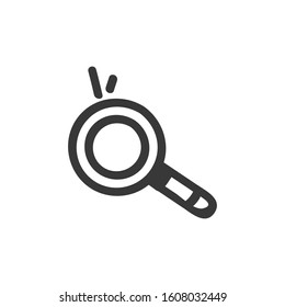 Search Icon Vector. Stock vector illustration isolated on white background.