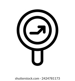 Icono de búsqueda Ilustración de diseño de símbolo vectorial