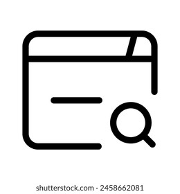 Search Icon Vector Symbol Design Illustration
