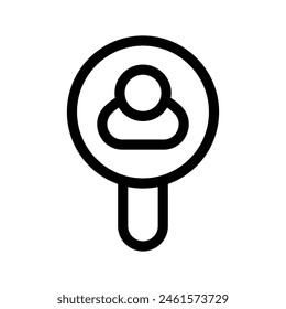 Icono de Búsqueda Ilustración de diseño de símbolo de Vector