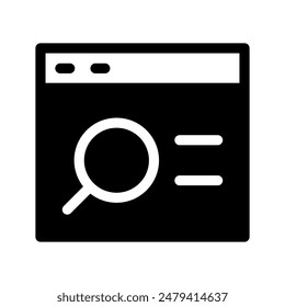 Search Icon Vector Symbol Design Illustration