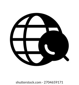 Ilustración de diseño de símbolo de Vector de icono de Búsqueda