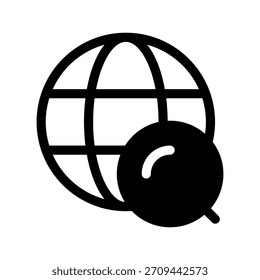 Ilustración de diseño de símbolo de Vector de icono de Búsqueda