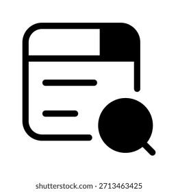 Vektorsymbol-Designgrafik durchsuchen