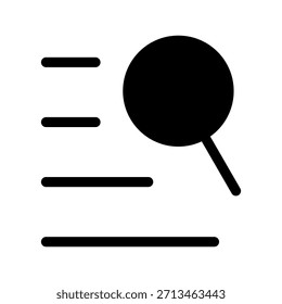 Ilustração de design de símbolo de vetor de ícone de pesquisa