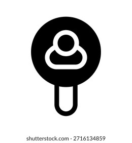 Ilustración de diseño de símbolo de Vector de icono de Búsqueda