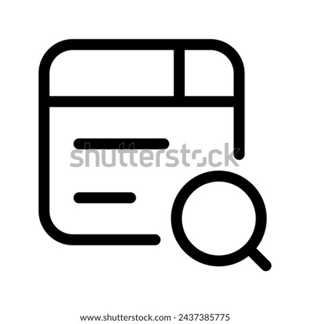 Search Icon Vector Symbol Design Illustration