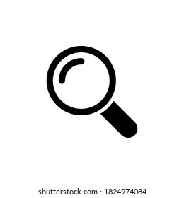 Search icon vector. symbol isolated on white background