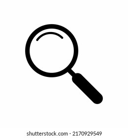 Icono de búsqueda. Símbolo vectorial aislado en la ilustración de material de fondo blanco
