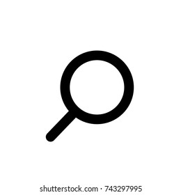 Search Icon, Search Icon Vector, In Trendy Flat Style Isolated On White Background. Search Icon Image, Search Icon Illustration