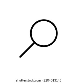 Search icon vector for web and mobile app. search magnifying glass sign and symbol