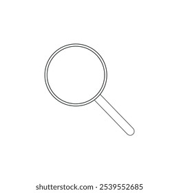 Search icon vector white background