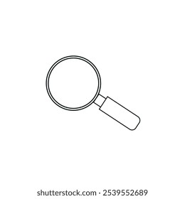 Search icon vector white background