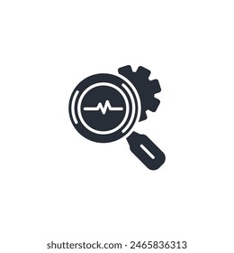 search icon. vector.Editable stroke.linear style sign for use web design,logo.Symbol illustration.