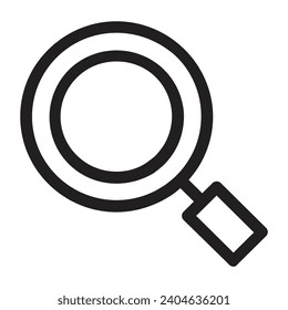 vector de icono de búsqueda, botón de icono de búsqueda, icono de amplificador, icono plano de la lupa de búsqueda para aplicaciones y sitios web