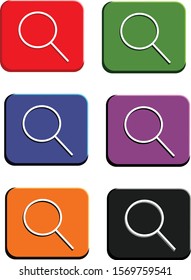 search icon web design vector