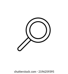 Icono de búsqueda de aplicaciones web y móviles. signo y símbolo de la lupa de búsqueda