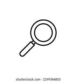 Search icon for web and mobile app. search magnifying glass sign and symbol