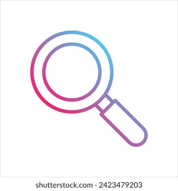 search icon with white background vector